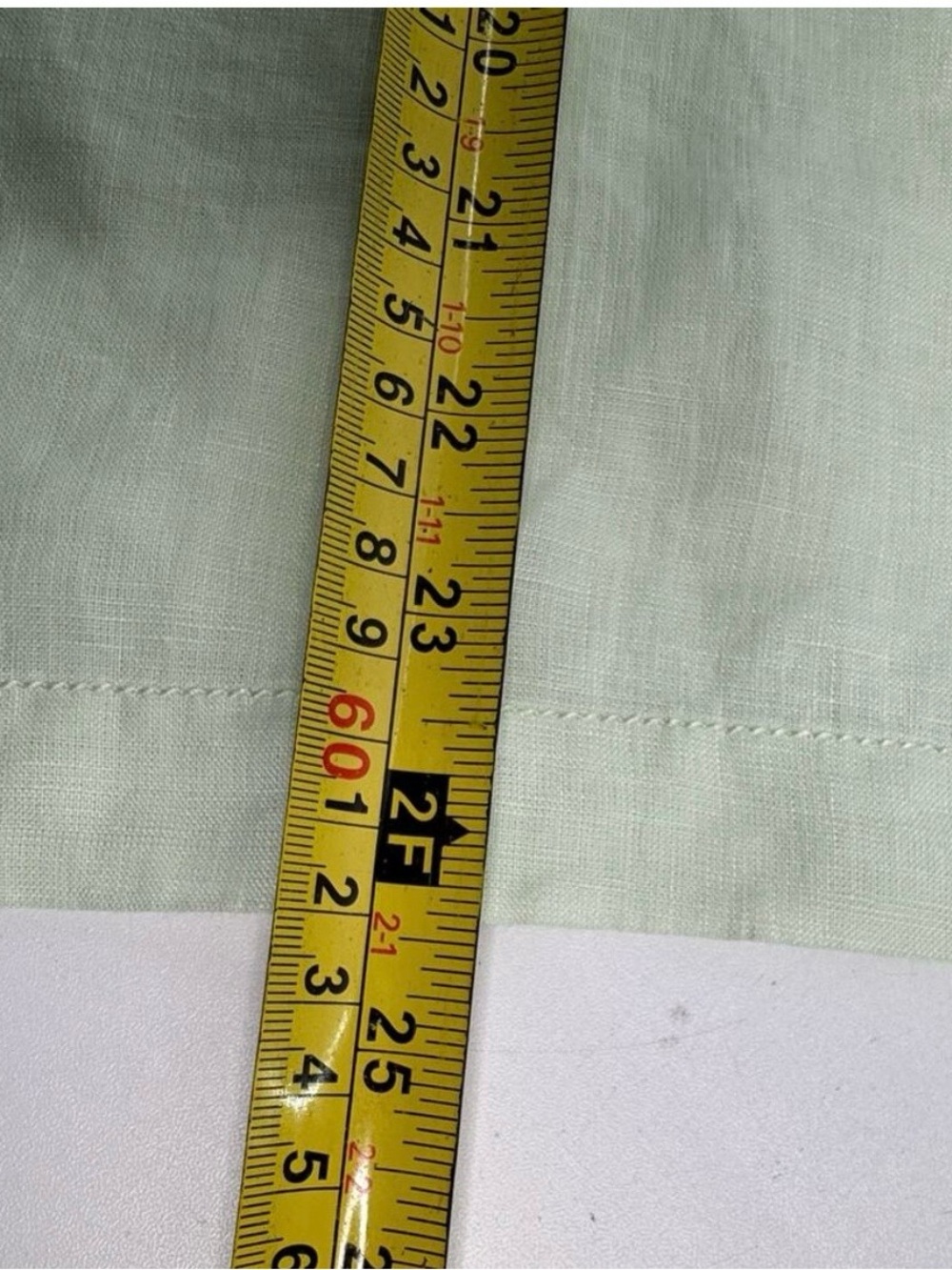 Eileen Fisher Pale Mint Linen Boxy Tunic - Picture 5 of 6